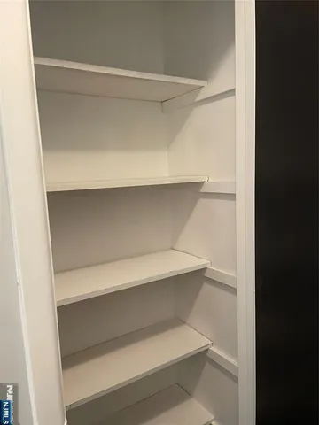 a close view of closet