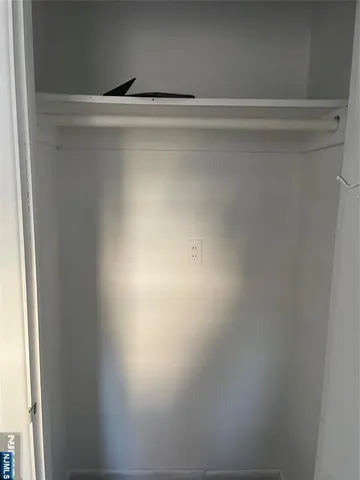 a close view of closet