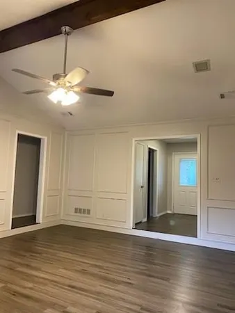 wooden floor in an empty room