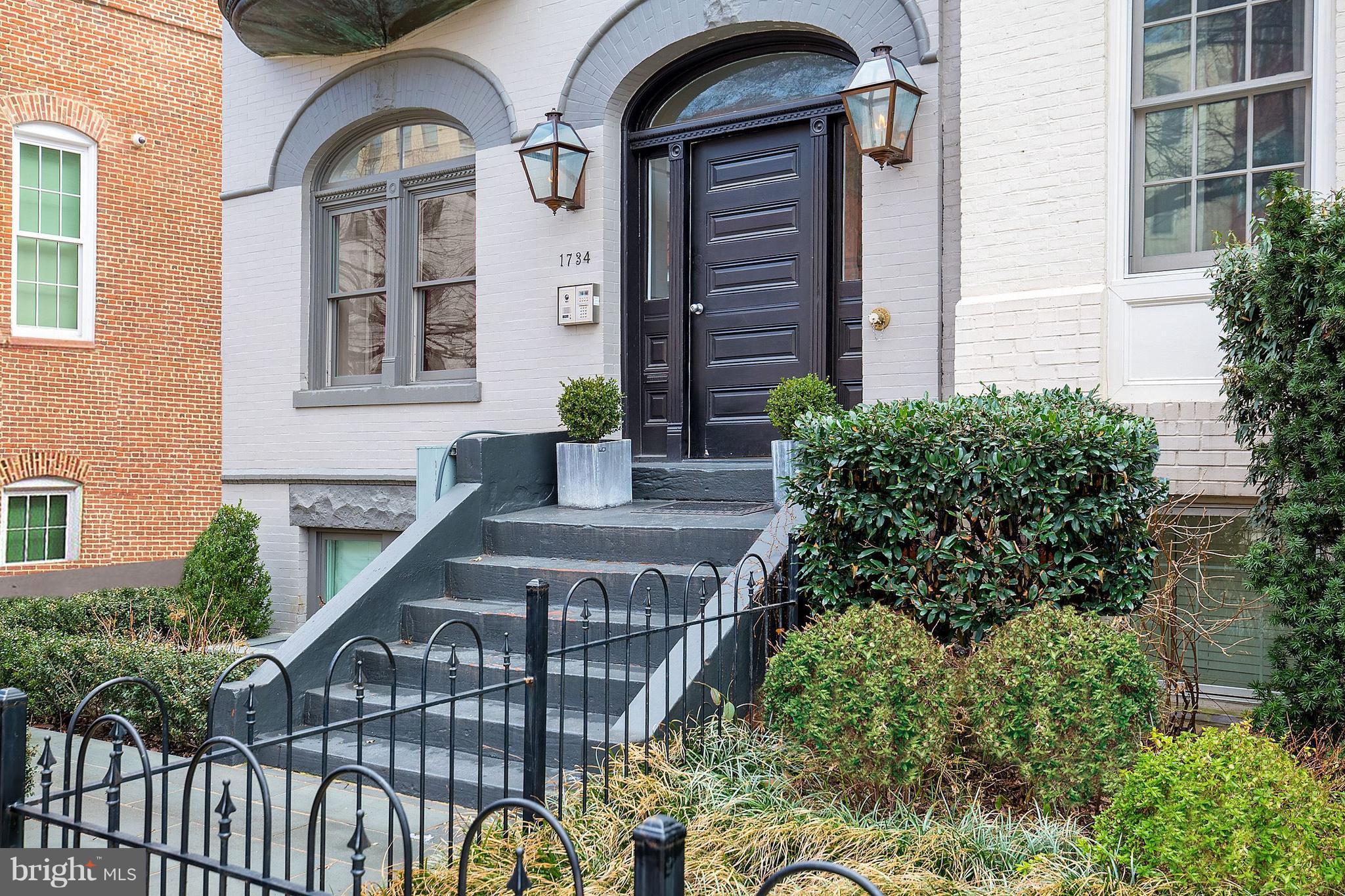 1734 R Street Northwest, Unit 2 Washington, DC 20009 - Photo 1 of 12 Main Entrance to Building with Intercom