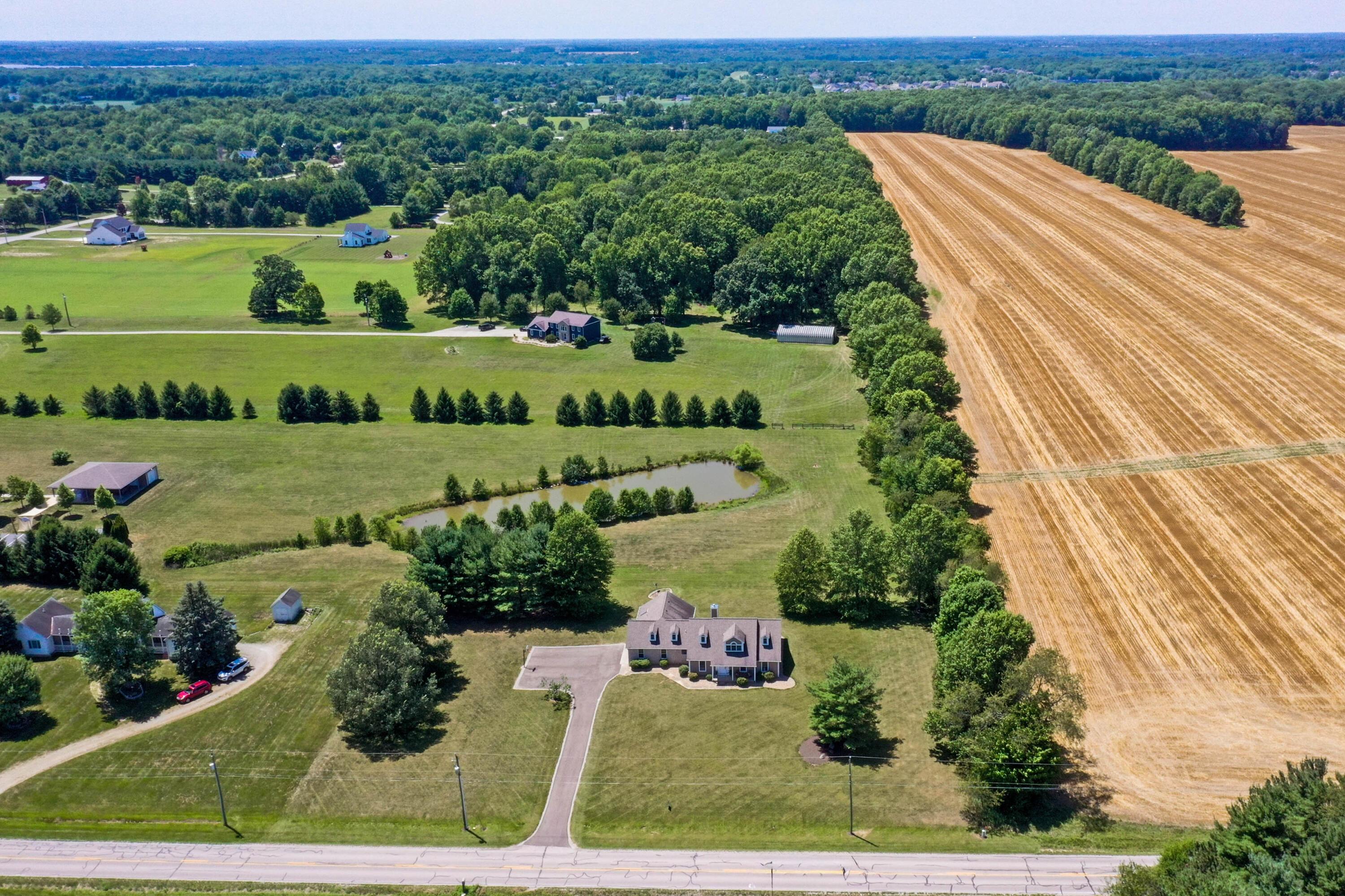 2828 Rome Corners Road Galena, OH 43021 - Photo 50 of 66 VIEW OF HOME FROM ABOVE