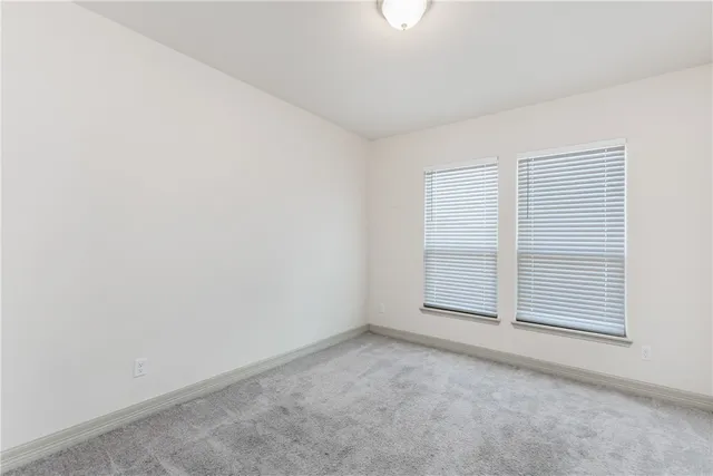 a view of a closet in a room