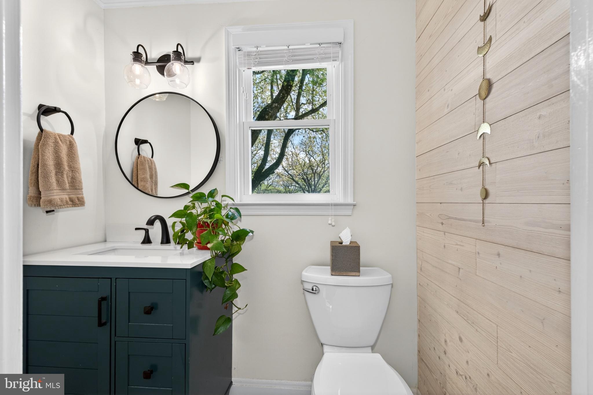 264 East Padonia Road Cockeysville, MD 21030 - Photo 22 of 53 a bathroom with a toilet a sink and a mirror