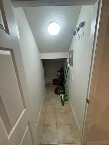 a view of storage and utility room