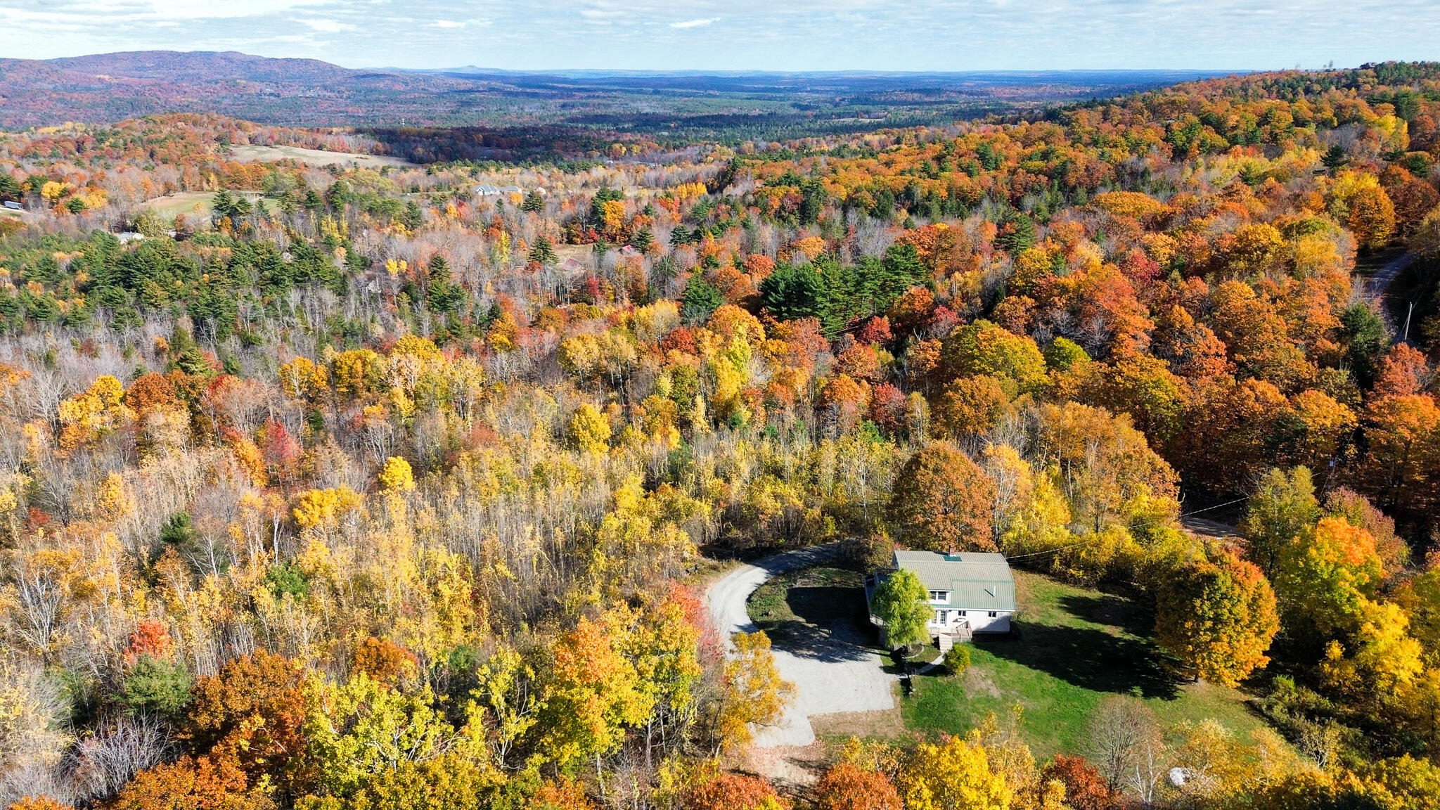 14 Hunter Drive Cornish, ME 04020 - Photo 3 of 49 Aerial View