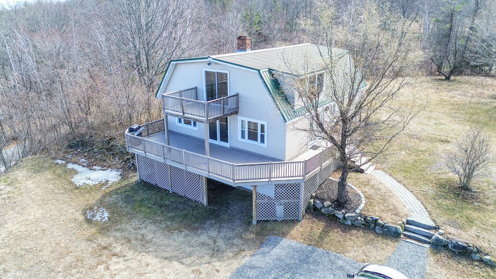 14 Hunter Drive Cornish, ME 04020 - Photo 4 of 49 Two decks