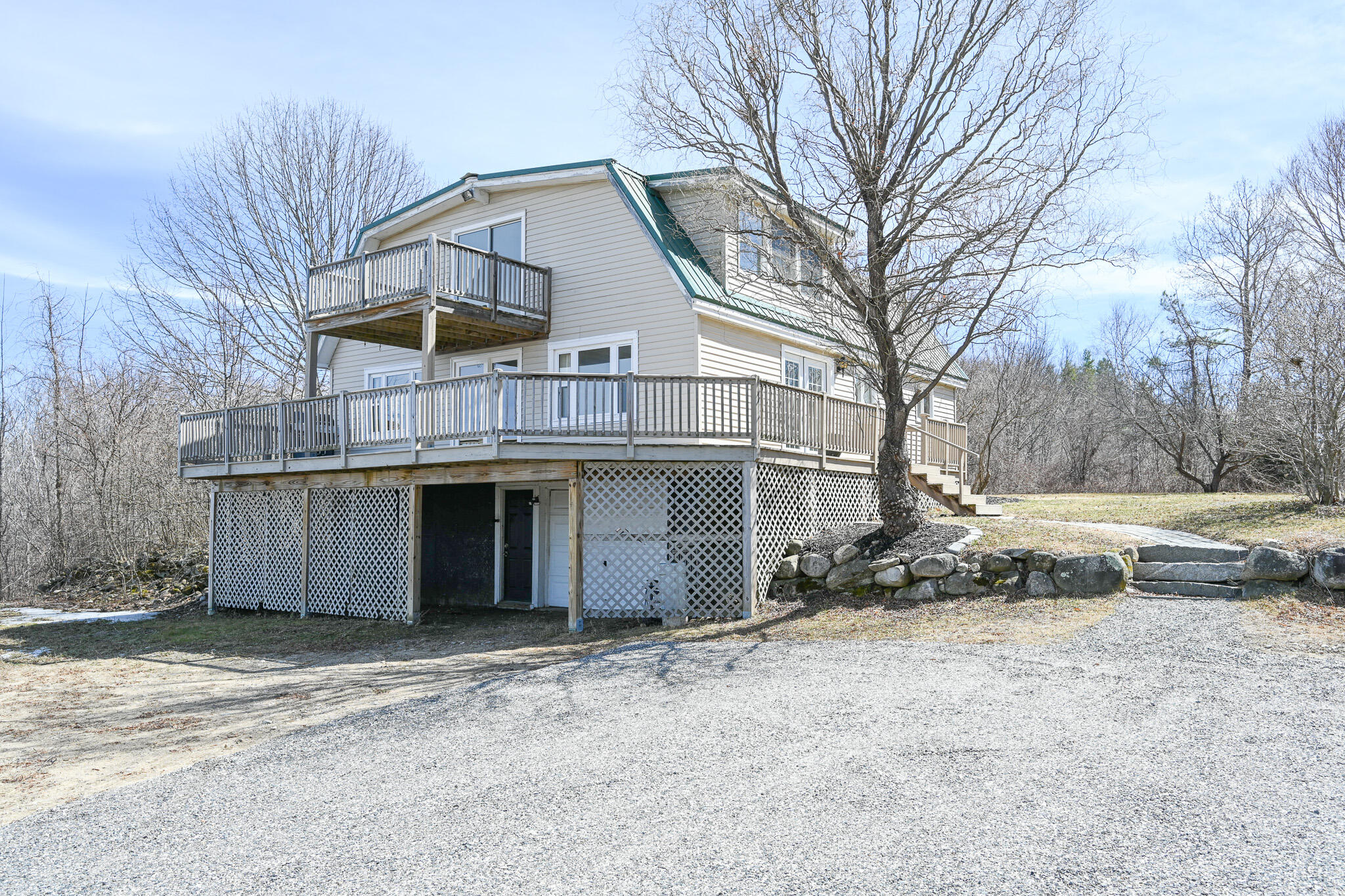 14 Hunter Drive Cornish, ME 04020 - Photo 40 of 49 Two decks