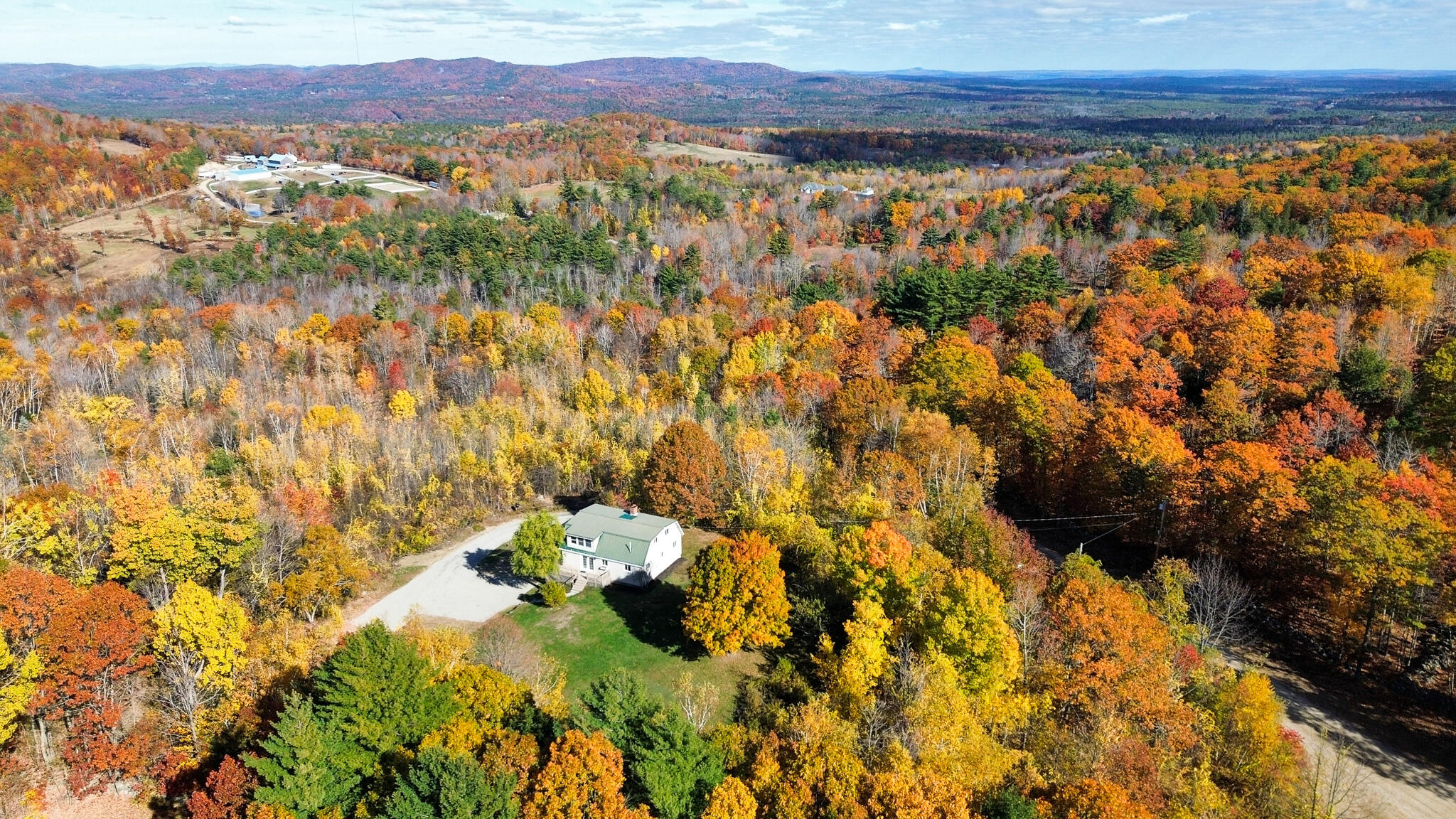 14 Hunter Drive Cornish, ME 04020 - Photo 43 of 49 Aerial View