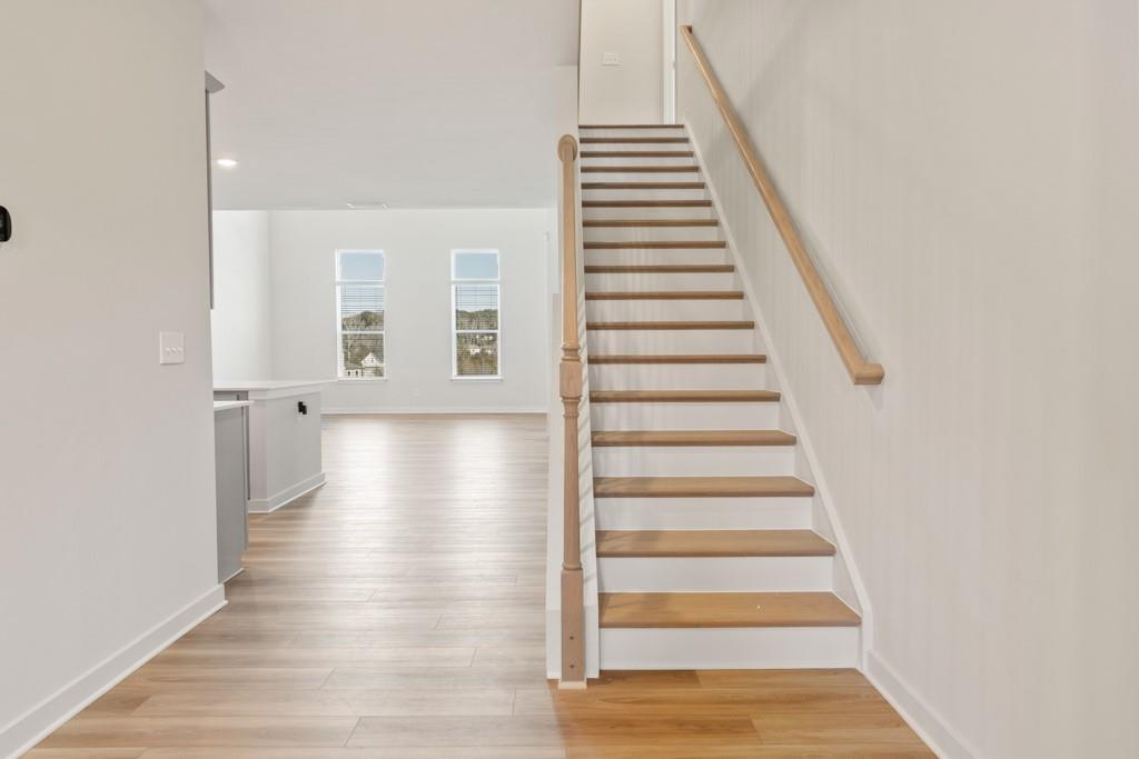 6725 Settingdown Crk Drive Dawsonville, GA 30534 - Photo 7 of 41 a view of entryway with wooden floor
