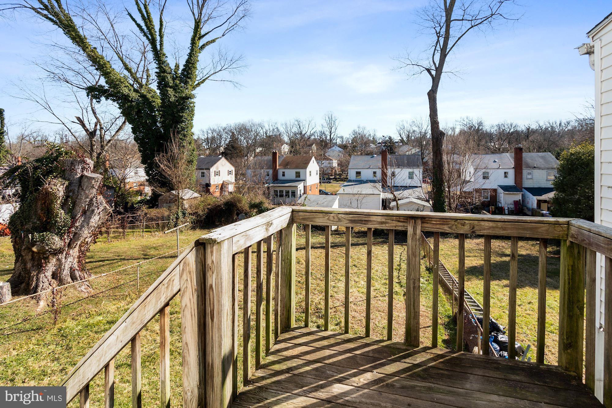12107 Bluhill Road Silver Spring, MD 20902 - Photo 27 of 31 Deck & View of Back Yard