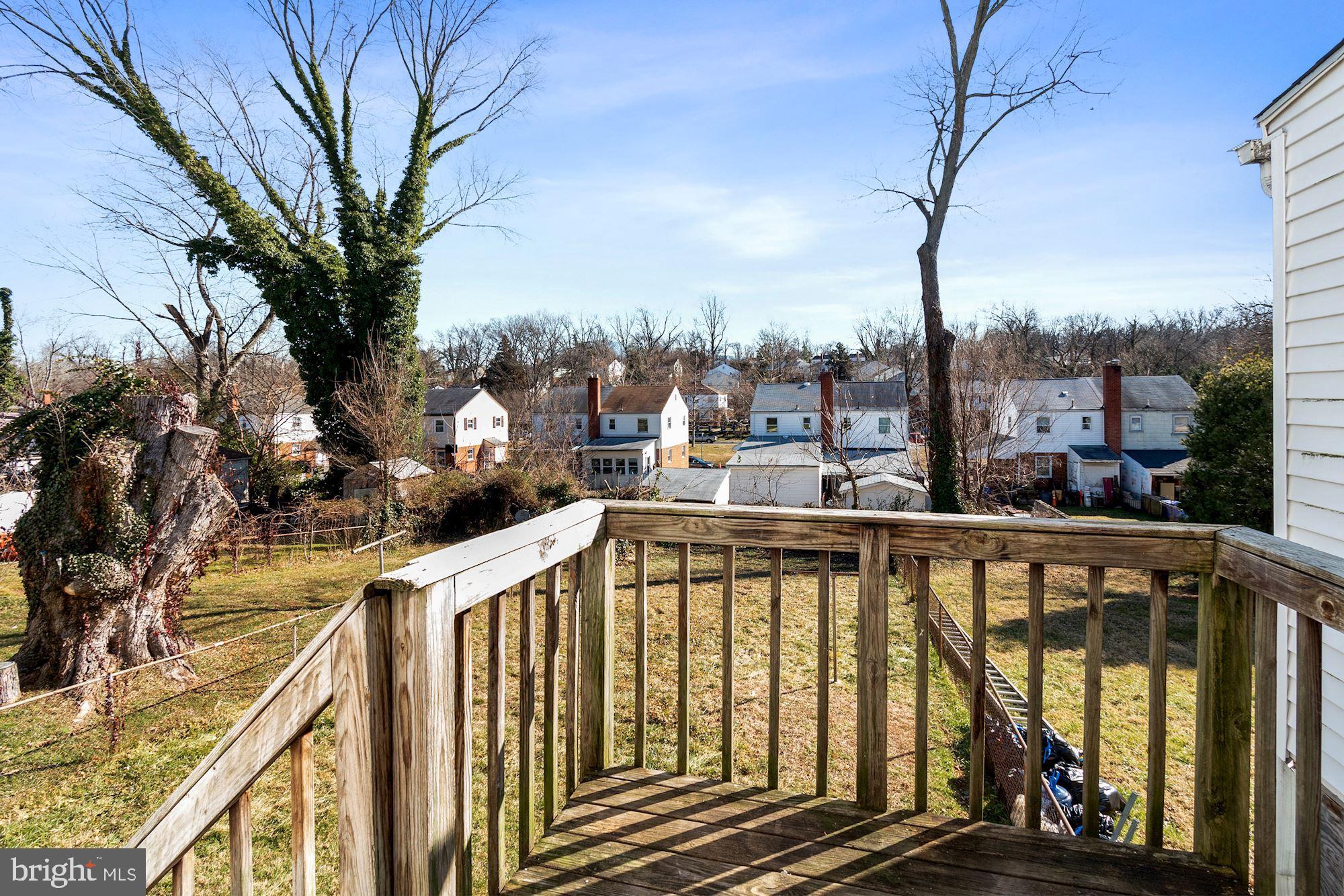 12107 Bluhill Road Silver Spring, MD 20902 - Photo 28 of 31 Deck & View of Back Yard
