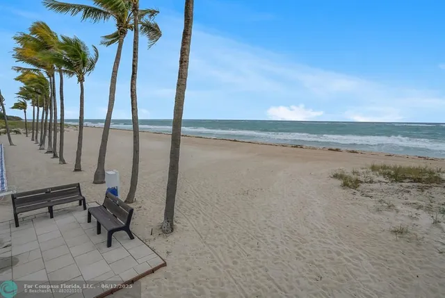 a view of outdoor space with seating area