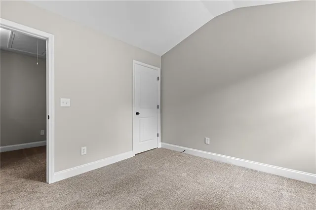 a view of an empty room
