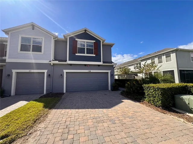 a view of a house with a patio