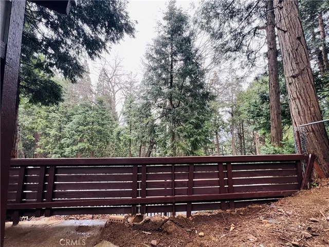 a view of outdoor space and deck