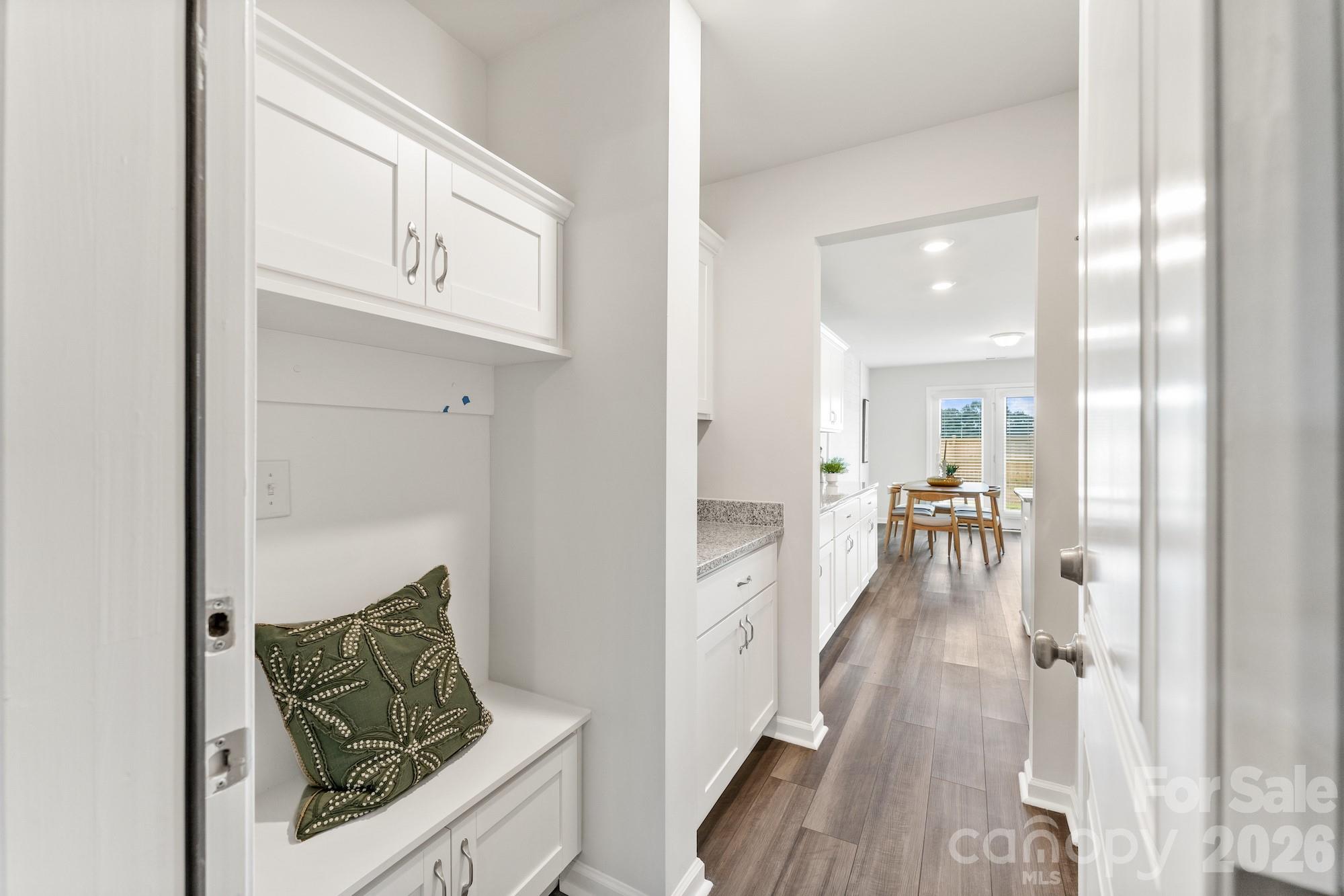 3005 Kingsfield Road, Unit 46 Charlotte, NC 28208 - Photo 5 of 15 view of living room with furniture and wooden floor