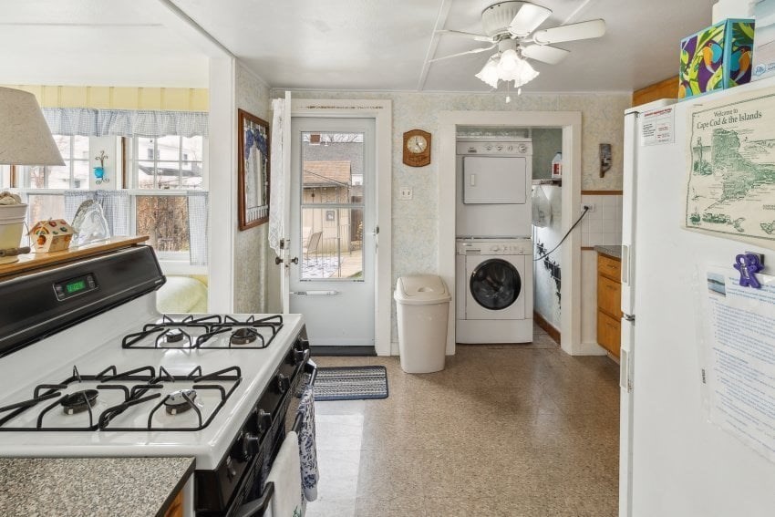 10 Surf Avenue Wareham, MA 02571 - Photo 10 of 14 a view of kitchen and washer and dryer