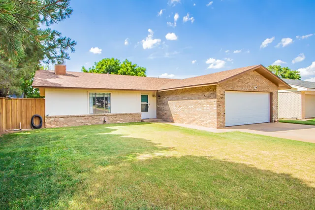 a backyard of a house