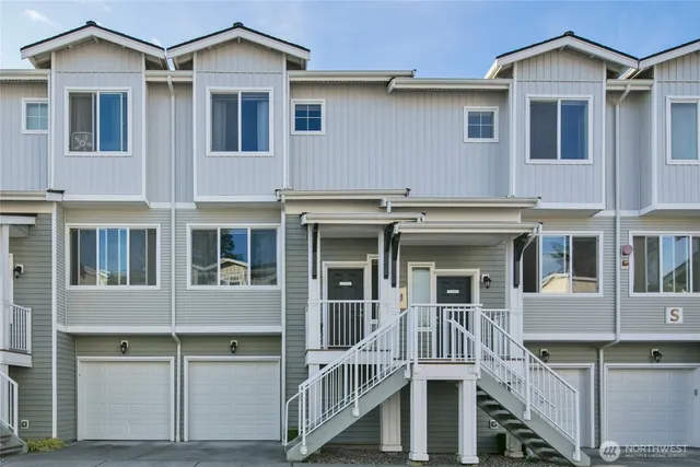 front view of residential houses