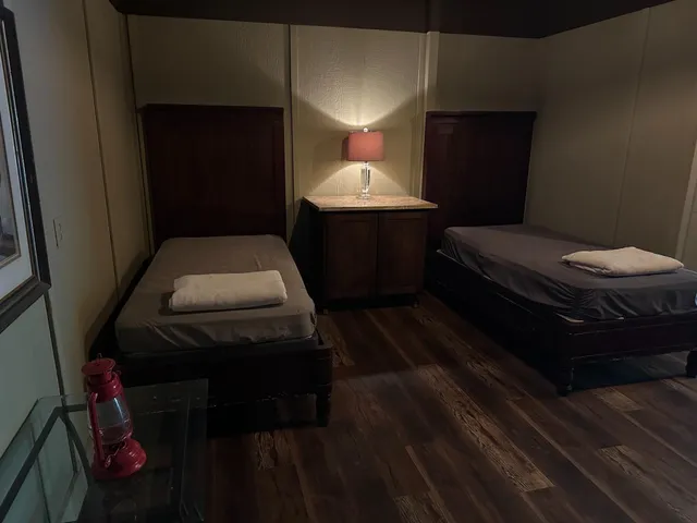 a view of a hardwood floor in a house