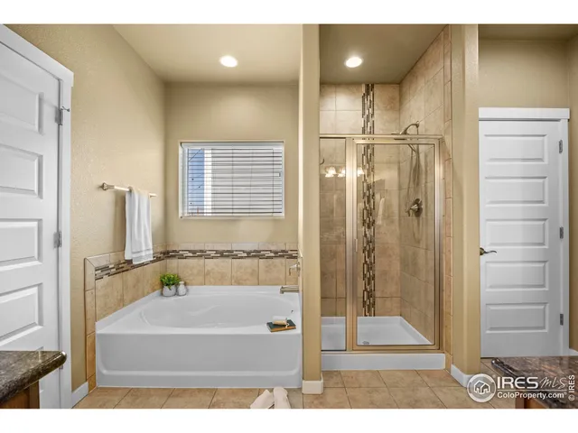 a bathroom with a tub a sink and a shower