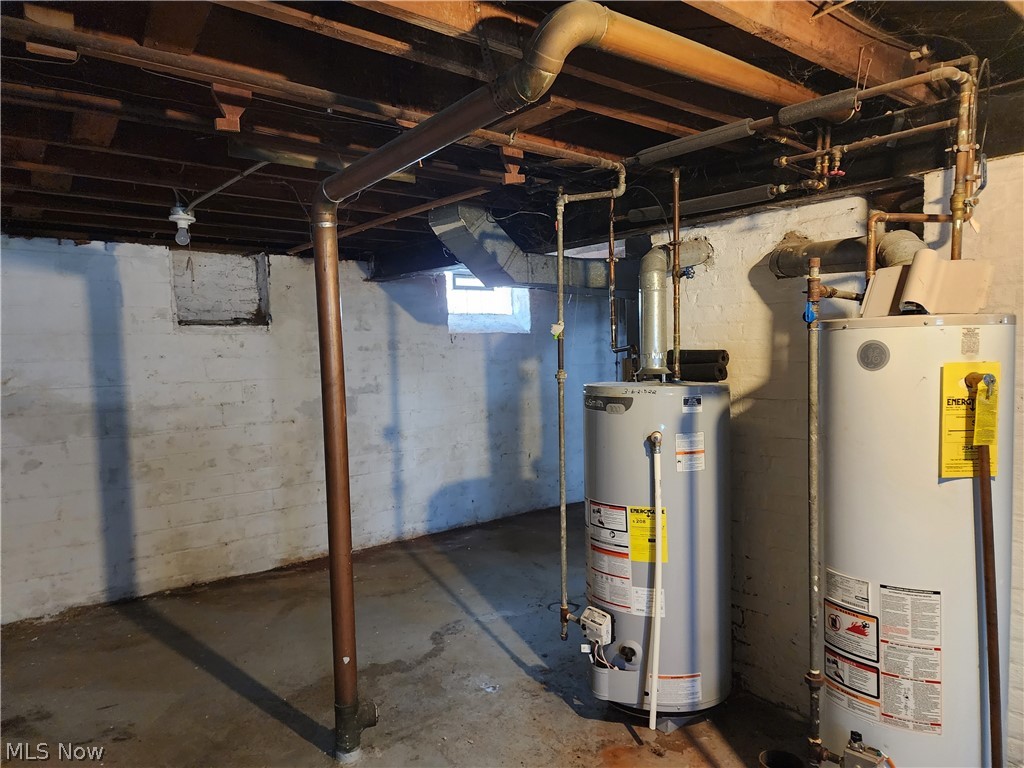3566 Daleford Road Cleveland, OH 44120 - Photo 13 of 15 Basement with gas water heater