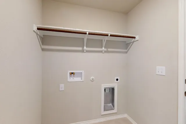 a view of an empty room