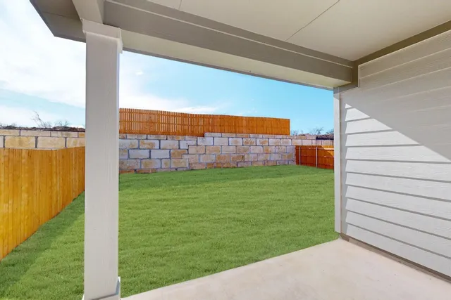 a view of outdoor space with garden