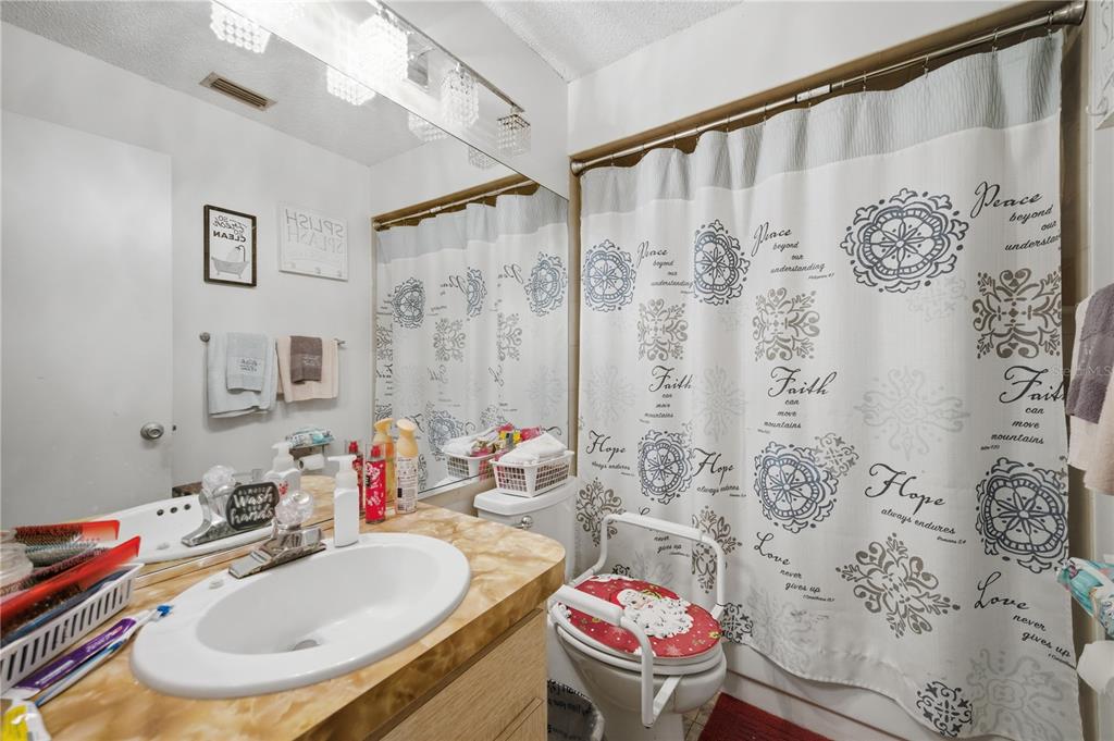 3455 Southwest 19th Street Ocala, FL 34474 - Photo 15 of 17 a bathroom with a sink and a mirror with toilet