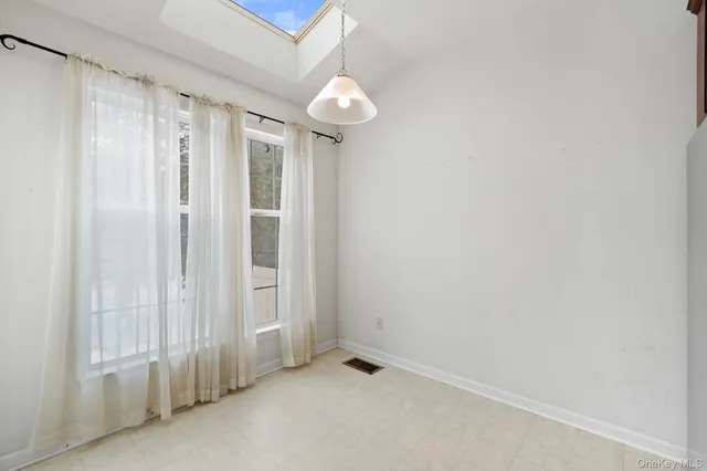 a view of a room with window