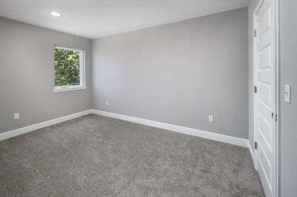 wooden view of closet area