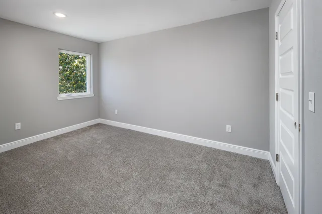 wooden view of closet area