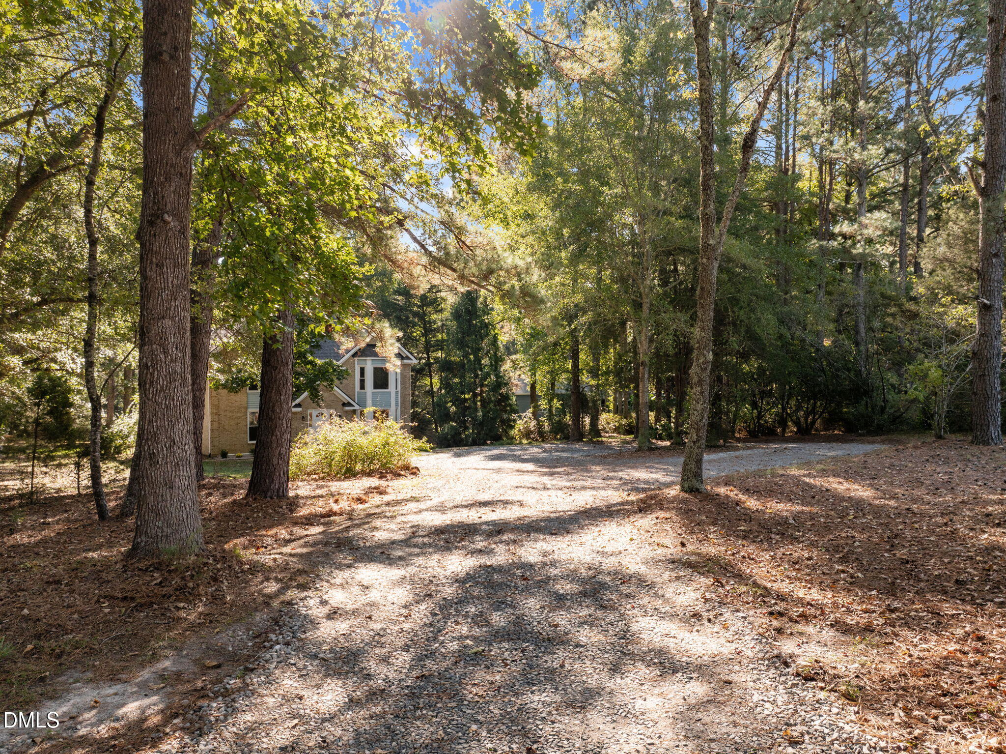 729 Wimberly Road Apex, NC 27523 - Photo 39 of 61 a view of a tree in the middle of a yard