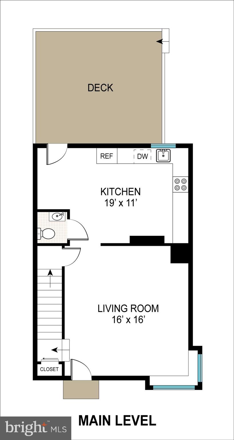 116 Edward Street Hanover, PA 17331 - Photo 31 of 33 Main Level Floor Plan