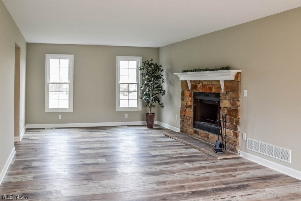 4099 Porter Road Rootstown, OH 44272 - Photo 2 of 31 The family room features a beautiful fireplace.
