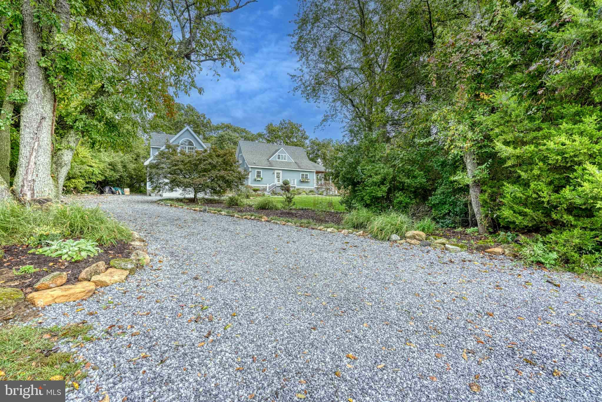 492 Pear Tree Point Road Chestertown, MD 21620 - Photo 14 of 73 Fieldstone lined gravel drive
