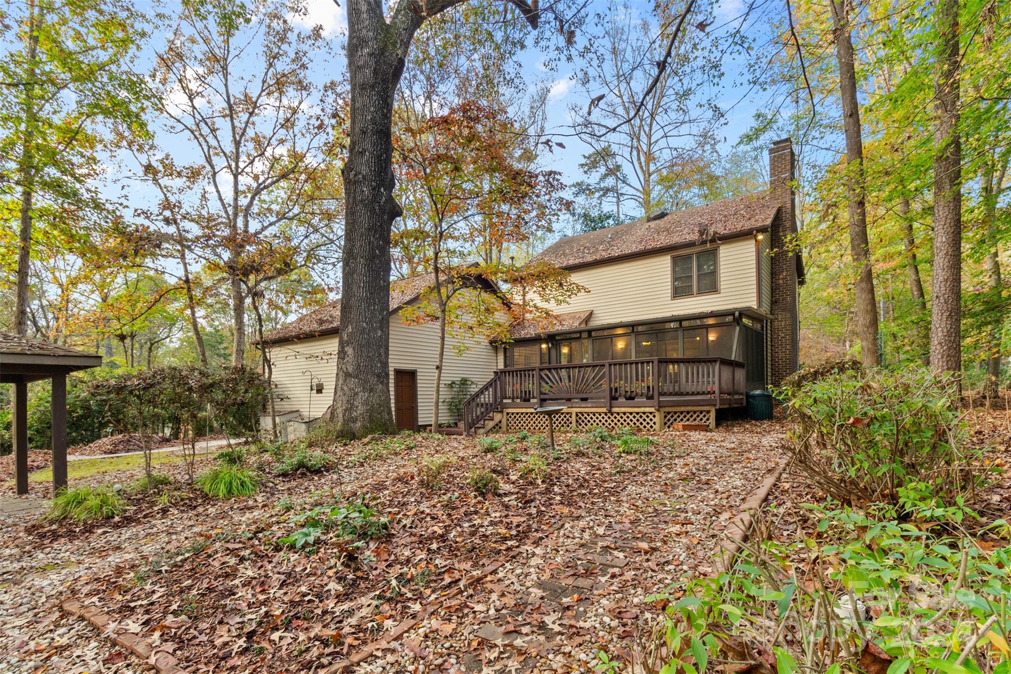348 Beverly Circle Charlotte, NC 28270 - Photo 33 of 45 a backyard of a house with lots of green space
