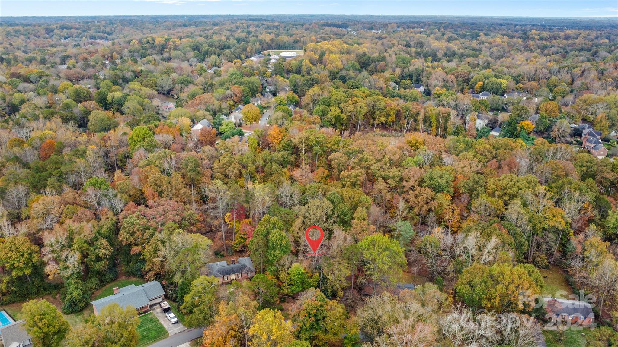 348 Beverly Circle Charlotte, NC 28270 - Photo 39 of 45 an aerial view of forest