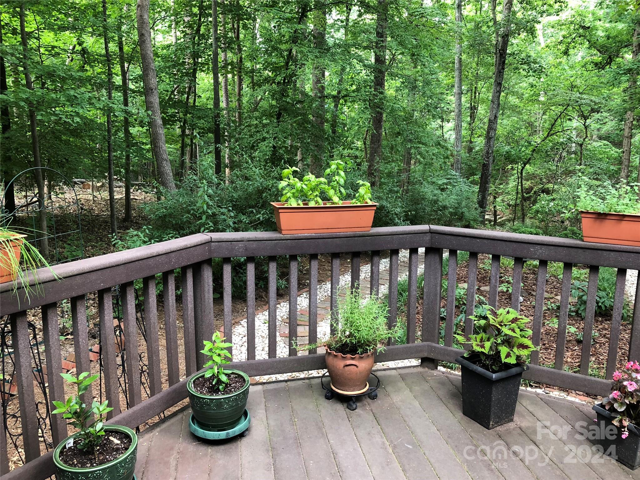 348 Beverly Circle Charlotte, NC 28270 - Photo 41 of 45 a garden view with a seating space