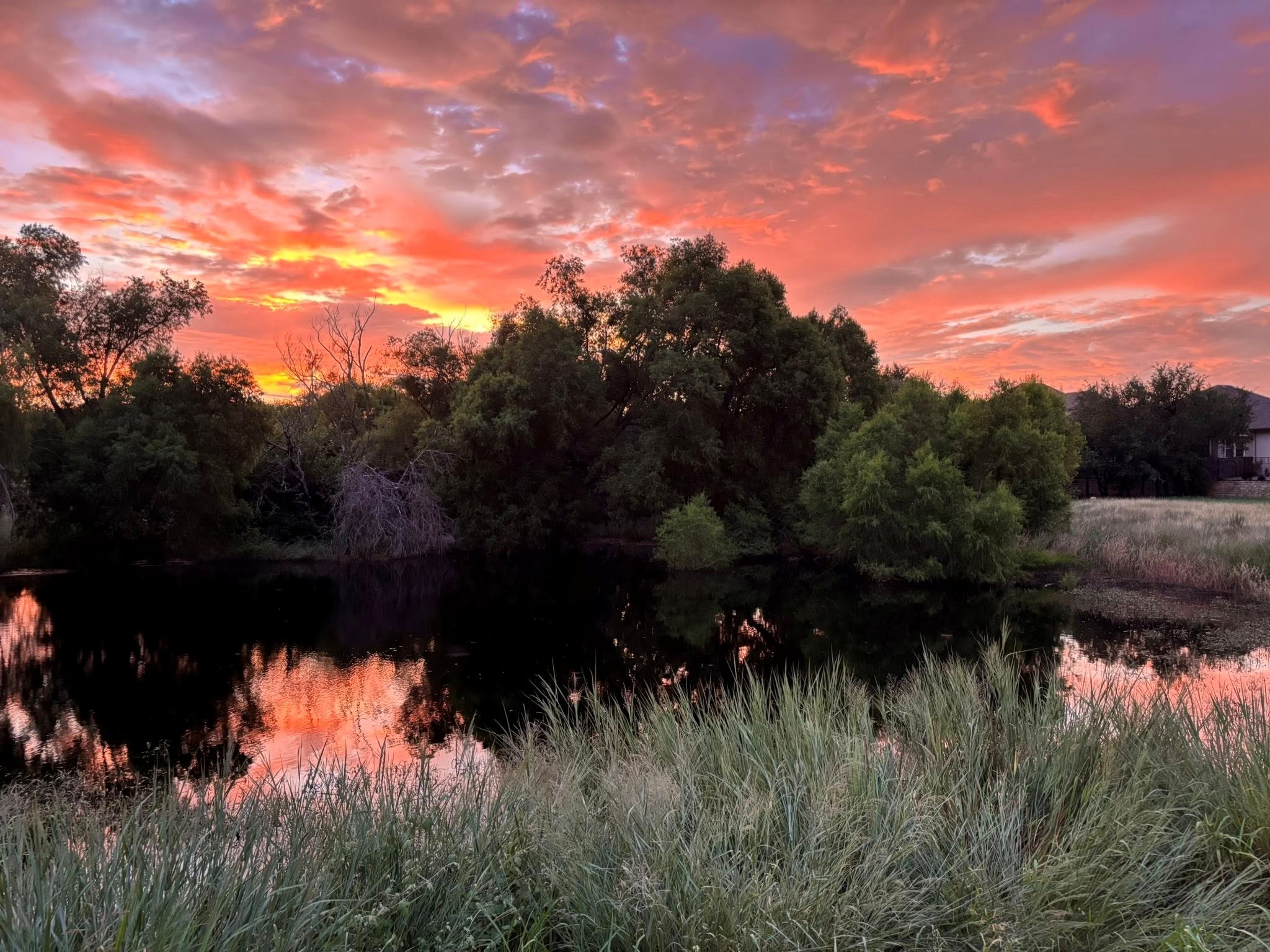 4609 Gallego Circle Austin, TX 78738 - Photo 35 of 40 Neighborhood Nature Trail at dusk