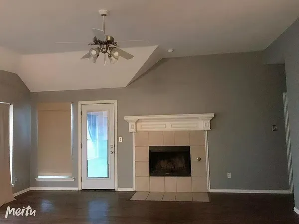 a view of wooden floor