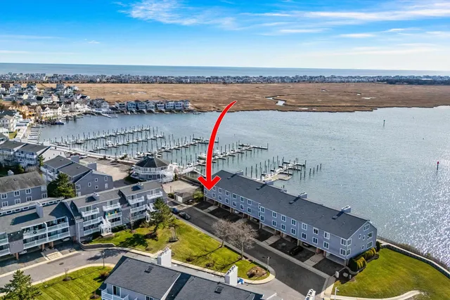 an aerial view of a house with a swimming pool