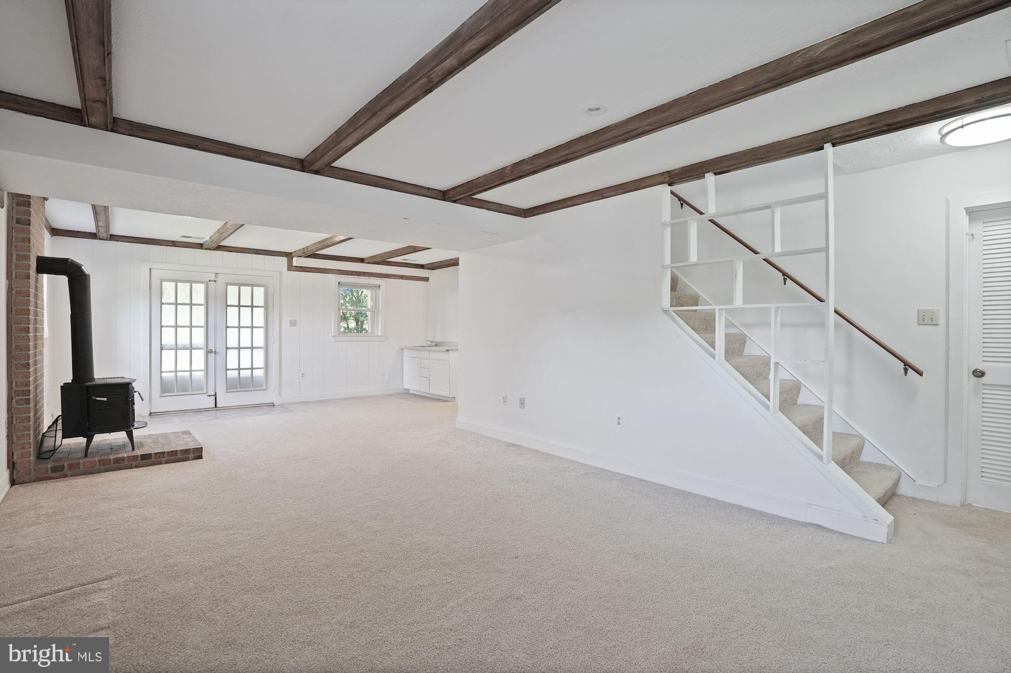 2819 Rifle Ridge Road Oakton, VA 22124 - Photo 27 of 38 Walk out rec room w wood burning stove and wet bar