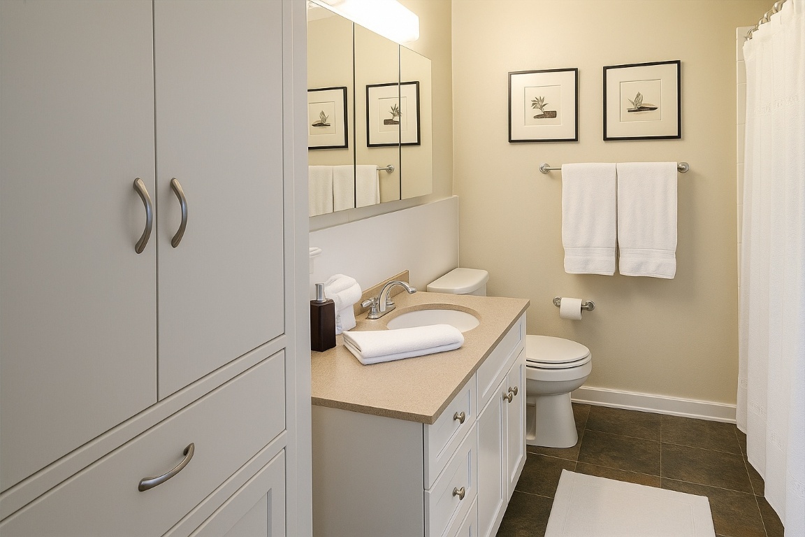 1205 Palo Duro Road Austin, TX 78757 - Photo 12 of 31 a bathroom with a sink toilet and vanity