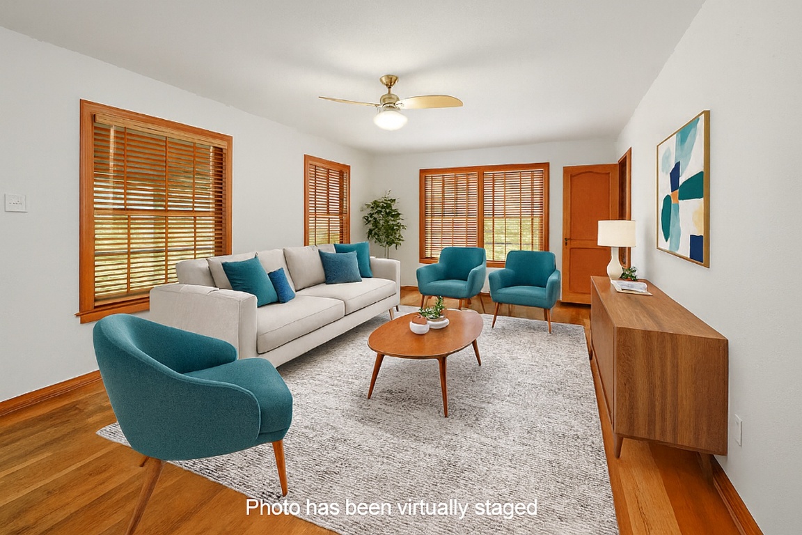 1205 Palo Duro Road Austin, TX 78757 - Photo 3 of 31 a living room with furniture and a large window