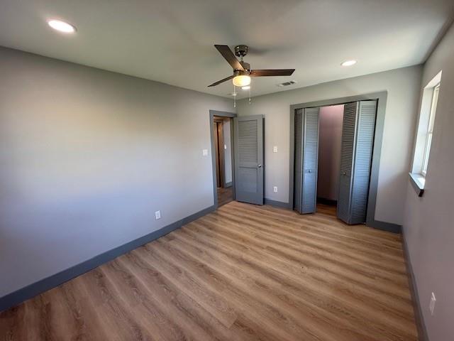 5845 Haney Drive Watauga, TX 76148 - Photo 24 of 37 an empty room with closet and wooden floor