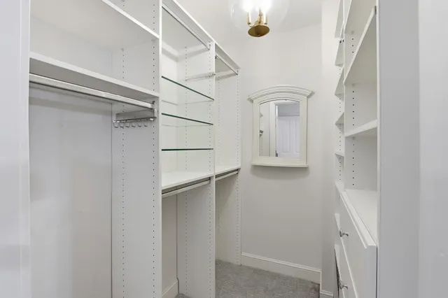 a view of walk in closet