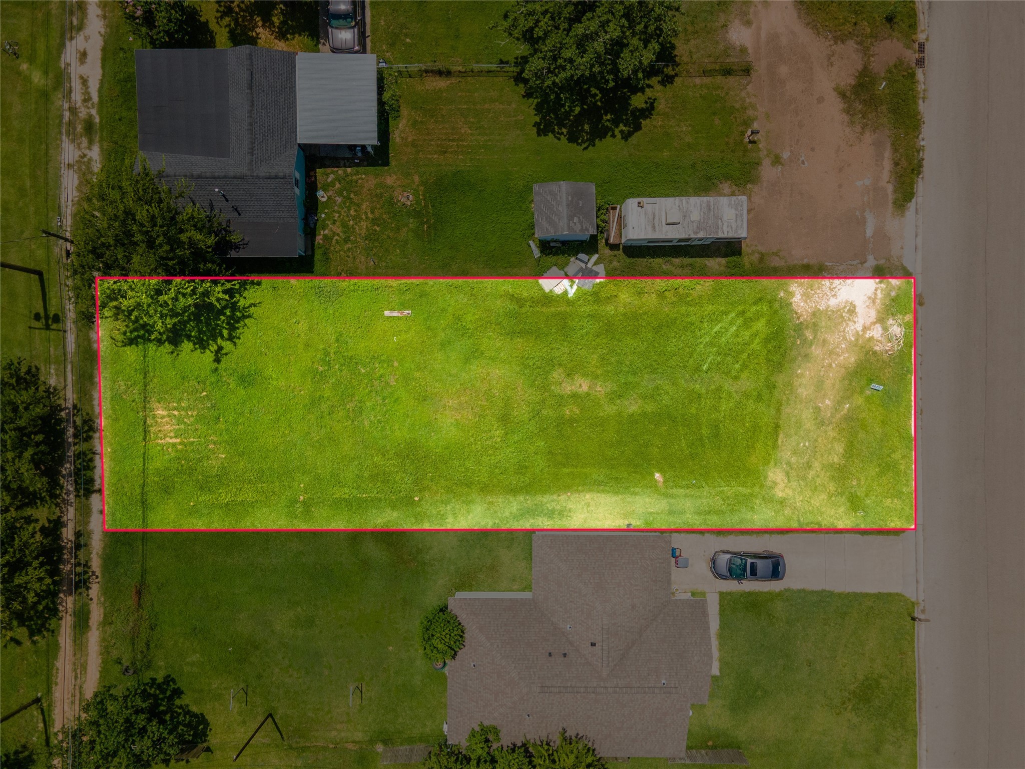 727 West Broad Street Freeport, TX 77541 - Photo 9 of 13 an aerial view of ocean with residential house with outdoor space