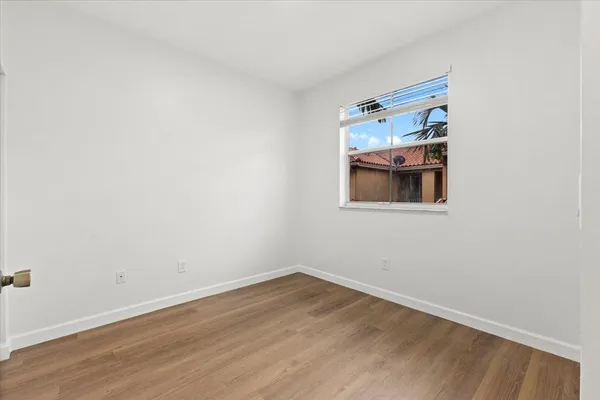 wooden floor in an empty room