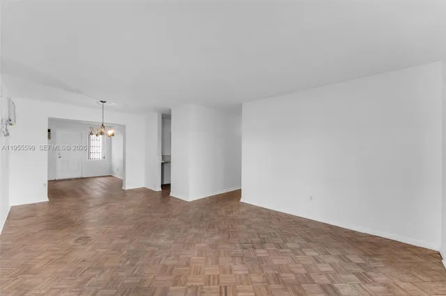 a view of empty room